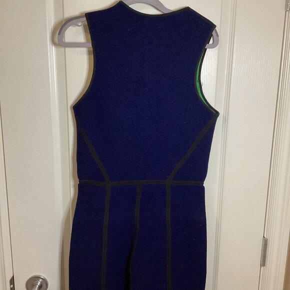 Vintage BARE Dry Suit Scuba Diving Laminated W Neoprene Blue Sleeveless Wetsuit - Picture 5 of 9